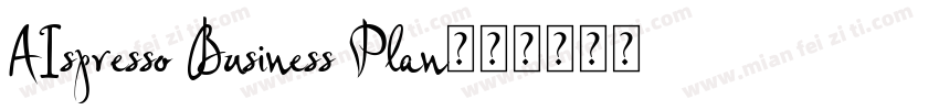 AIspresso Business Plan字体转换